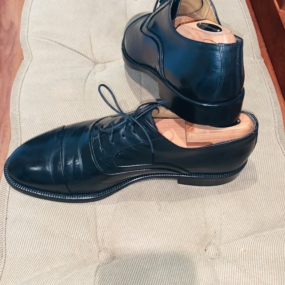 Johnston Murphy Cellini Cap Toe Oxford. - Picture 5 of 14